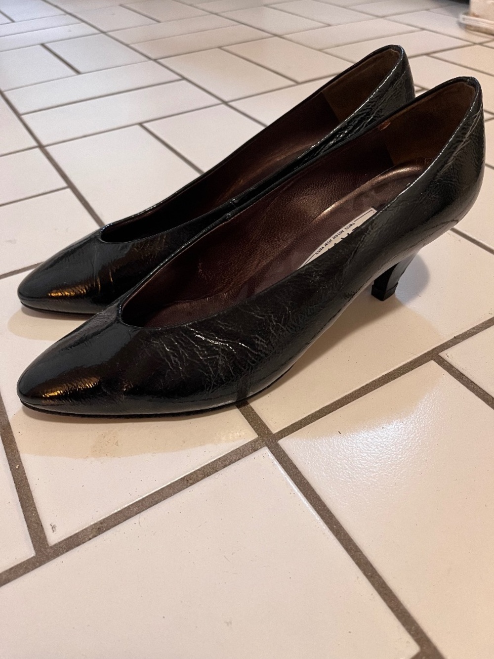 Servas - Black Leather Heels